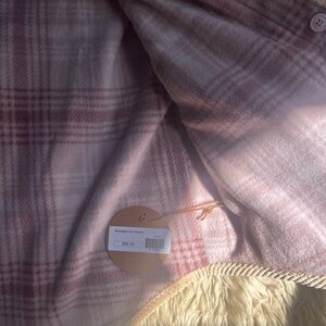 Plaid Pink Women's Coat